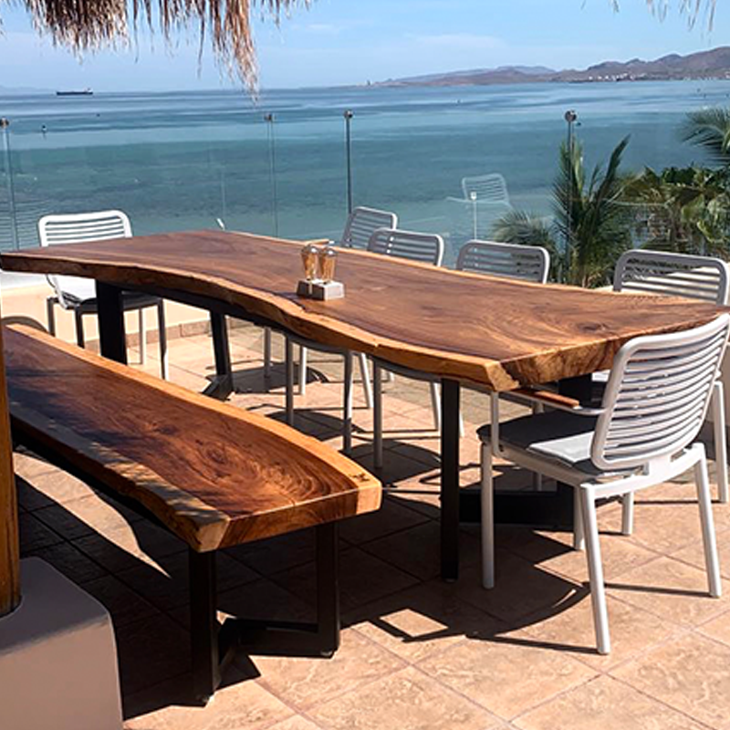 Huanacaxtle dining table 108in
